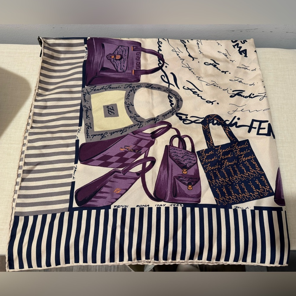 FENDI 100% SILK SCARF NWOT